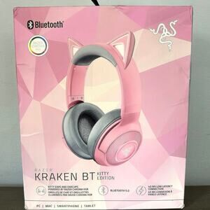 Razer Kraken BT Kitty Edition Wireless Bluetooth Gaming Headset Pink Chroma RGB